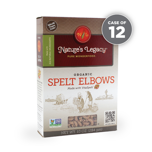 Natures Legacy Whole Spelt Elbows Original Packaging 12 Pack